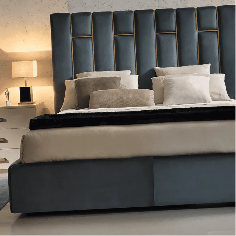 Rly Bed in Greyish Blue Colour With Box Storage