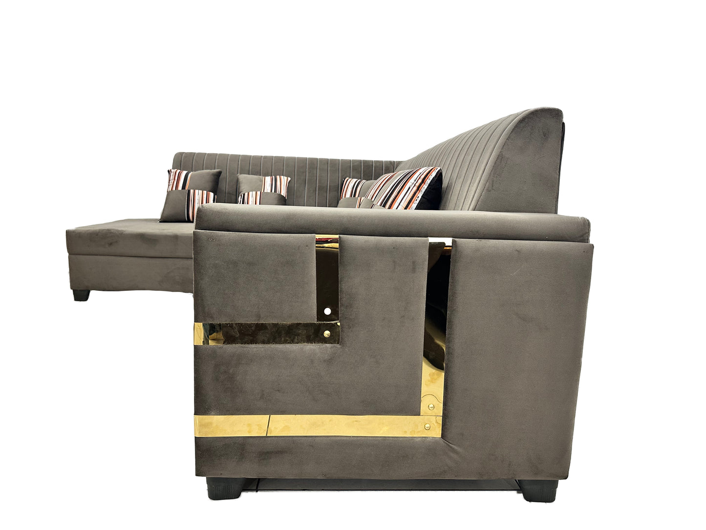 Quick 6 Seater L Shape Sofa (3 Seater + Left Aligned Chaise)