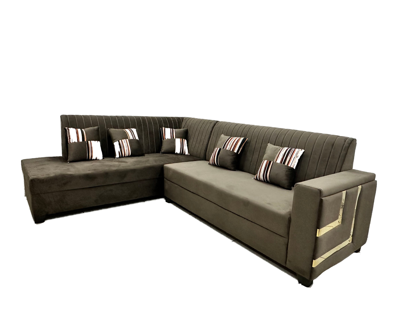 Quick 6 Seater L Shape Sofa (3 Seater + Left Aligned Chaise)
