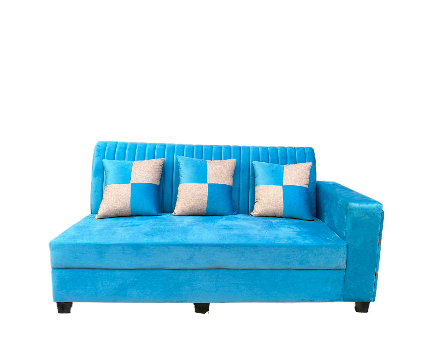 Kite L Shape 6 Seater Sofa Set (3 Seater + Left Aligned Chaise)