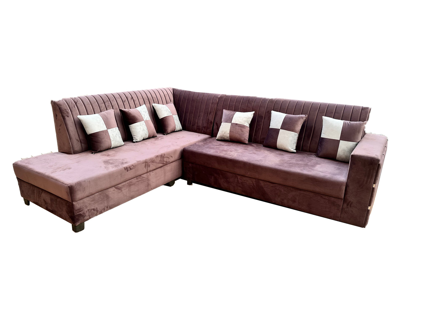 Trendy 6 Seater L Shape Sofa (3 Seater + Left Aligned Chaise)