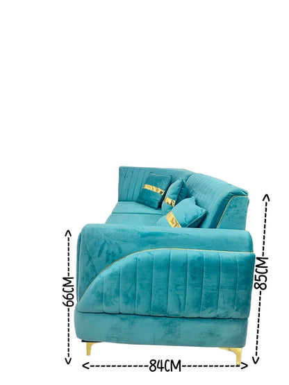 Zoom L Shape 7 Seater Sofa Seat + 3 SeatRight Aligned)