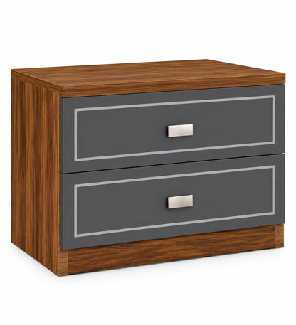 Har Ghar Khushi Prolive Modern 2-Drawer Bedside Table with Premium Wooden Finish, Engineered Wood, Free Home Delivery, Free Installation, 2 Year Warranty.
