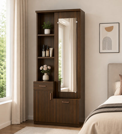 Har Ghar Khushi Premium Wooden Dressing Table with Full-Length Mirror & Storage, 2 Year Warranty, Free Home Delivery, Free Installation.