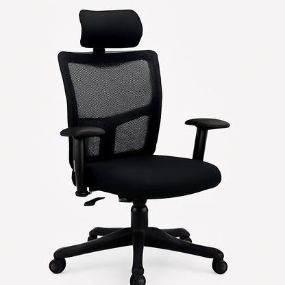 Ergonomic Mesh Office Chair with Adjustable Headrest & Lumbar Support