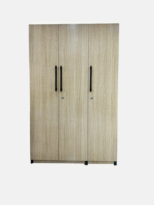 Qully 3 Door Wardrobe with Drawer and 1 Hanging Space