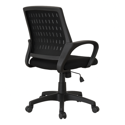 Modern Ergonomic Mesh Office Chair with Lumbar Support – Black