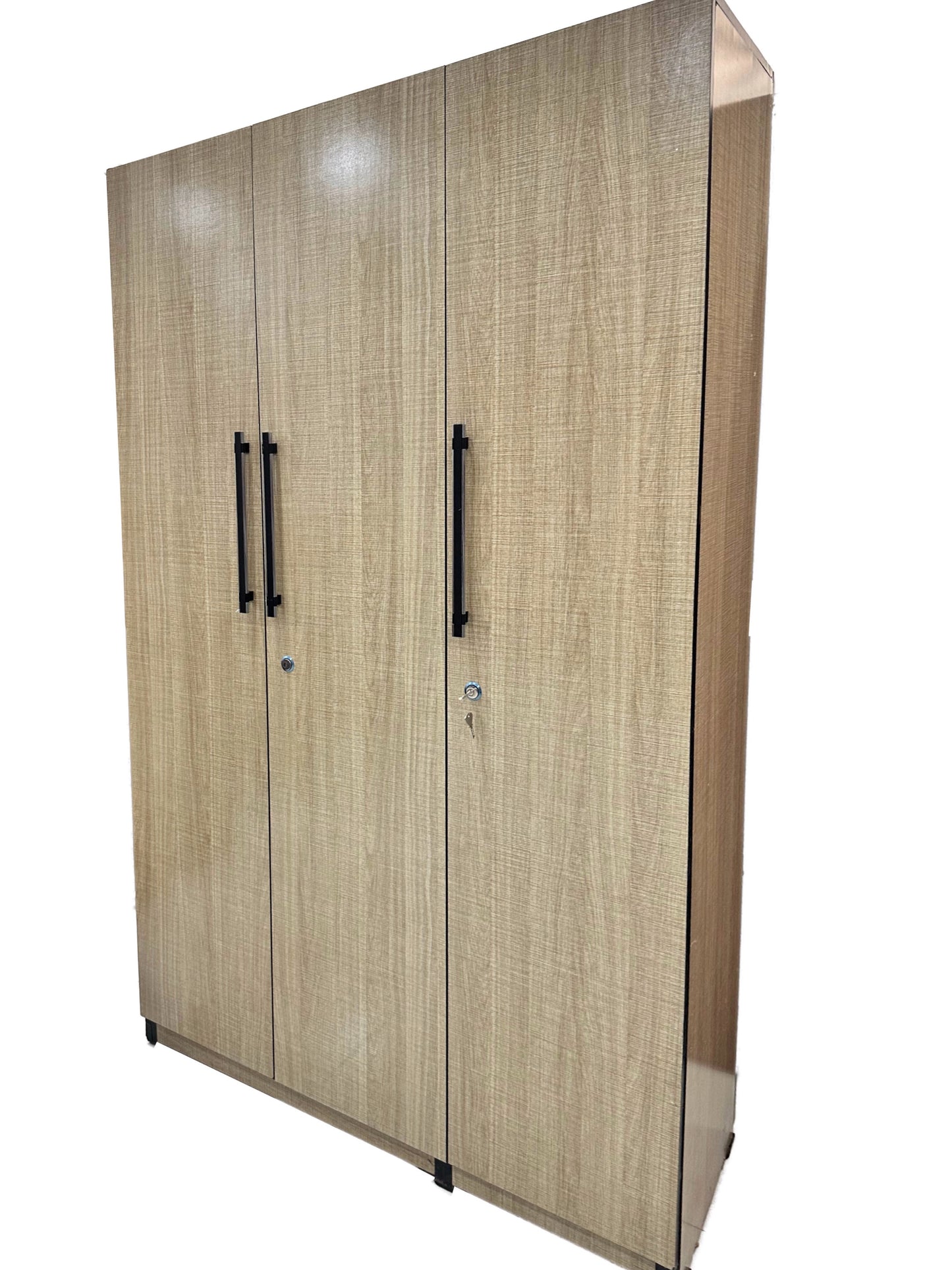 Qully 3 Door Wardrobe with Drawer and 1 Hanging Space