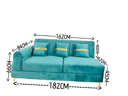 Zoom L Shape 7 Seater Sofa Seat + 3 SeatRight Aligned)