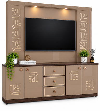 Har Ghar Khushi Bose Modern Wooden TV Unit & Storage Cabinets, Engineered Wood, Free Home Delivery, Free Installation, 2 Year Warranty.