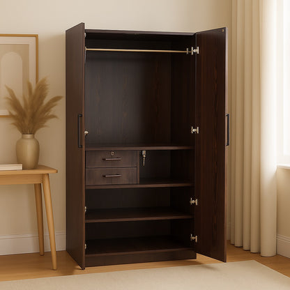 Era 2 Door Wardrobe with Drawer,  and 1 Hanging Space  