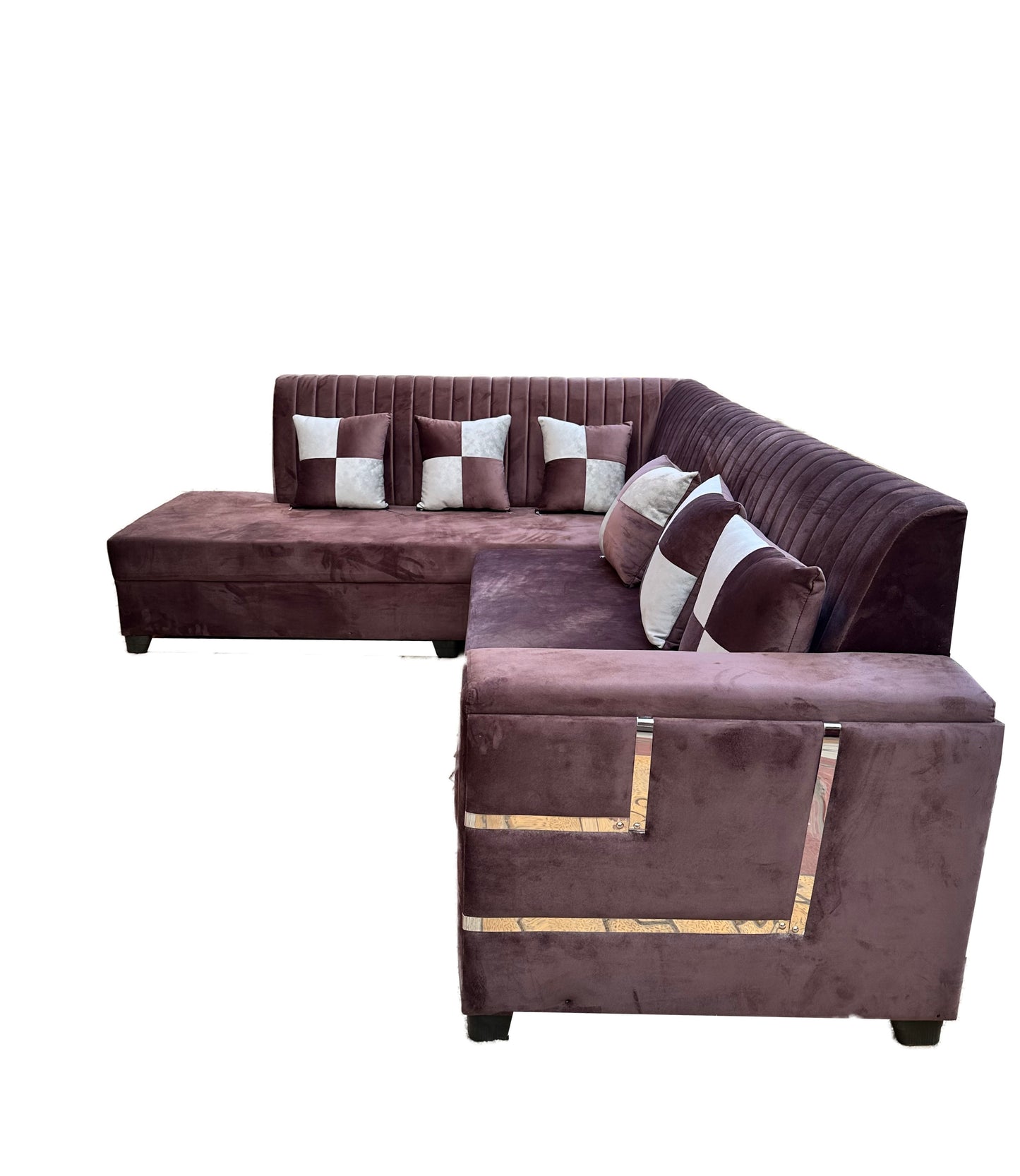 Trendy 6 Seater L Shape Sofa (3 Seater + Left Aligned Chaise)