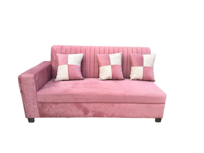 Rough 6 Seater L Shape Sofa (3 Seater + Right Aligned Chaise)