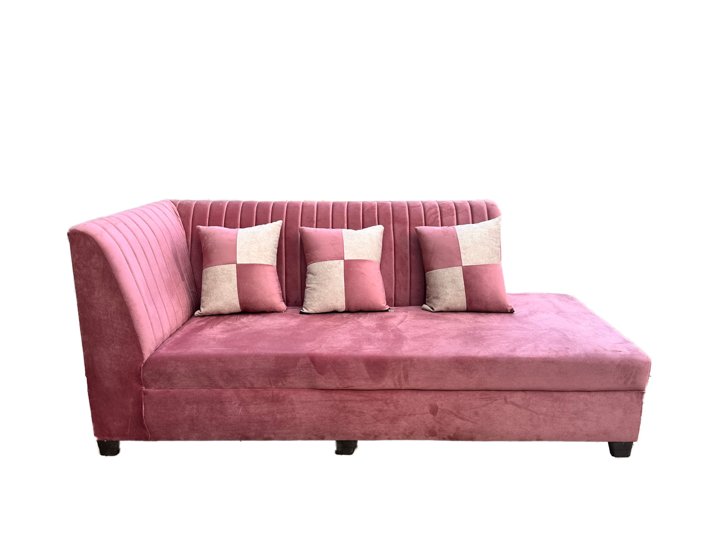 Rough 6 Seater L Shape Sofa (3 Seater + Right Aligned Chaise)