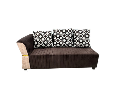 Rock 6 Seater L Shape Sofa Set (3 Seater Sofa Set + Right Aligned)