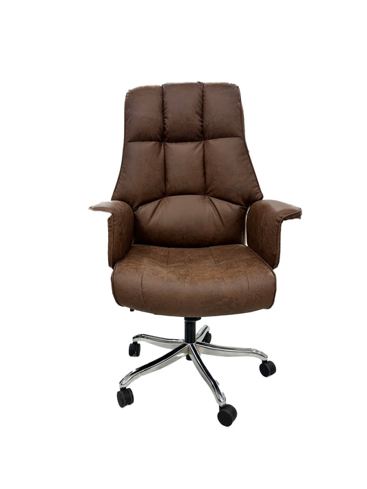 Zoni Nylon Base Boss Chair (Brown)