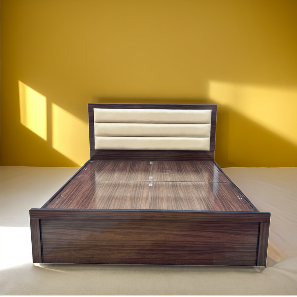 Dream Cushion Engineered Wood Bed with Storage