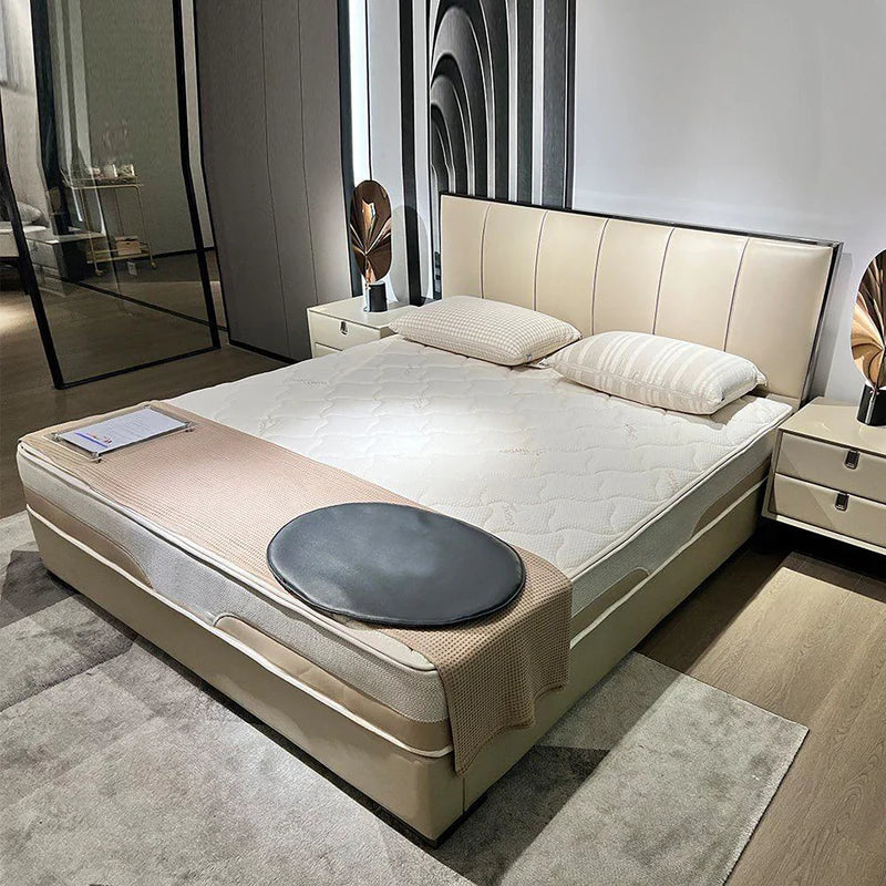 Value Bed in Beige Colour With Box Storage